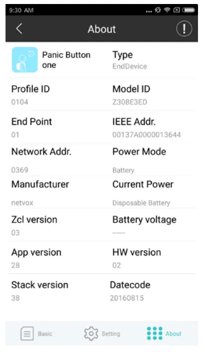 netvox Z308 ZigBee Wearable Presence Tag with Emergency Button - Fig 6