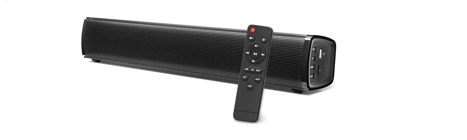 Gokuid Soundbar, 2.1ch Surround Sound Tv Speaker User Instructions
