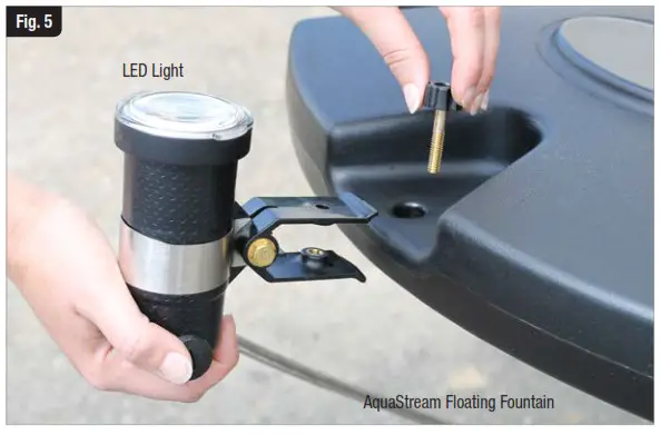 thePondguy AquaStream Floating Fountain - Installation