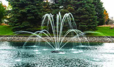thePondguy AquaStream Floating Fountain - Optional Double Arch Pattern