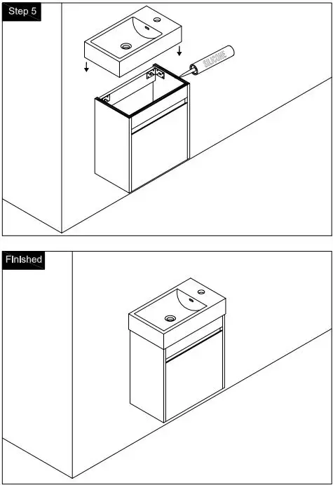 MINECRAFT-BV-C00518-Wall-Mounted-Bath-Vanity-in-Grey-Oak-with-White-Resin-Top-with-White-Basin-fig-6