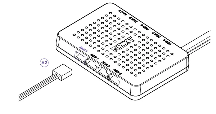 NZXT 120MM VENTOLA RGB FAN 10