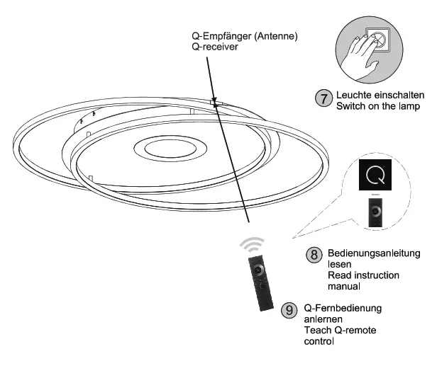 Paul Neuhaus 835142 Roman LED Pendant Light - Fig 8