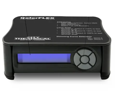 CITY THEATRICAL 5620 QolorFLEX 3x10A Dimmer product