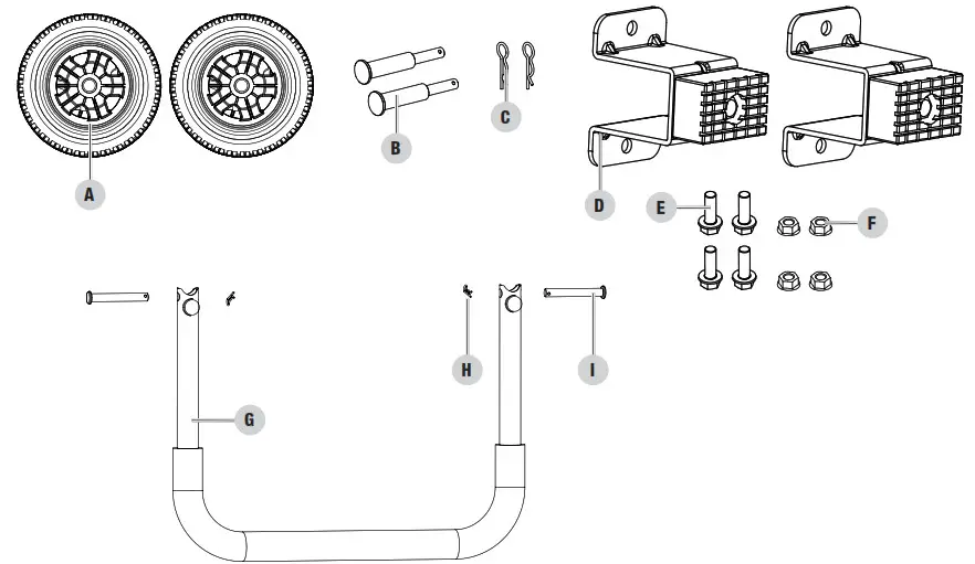 BLACK-DIAMOND Wheel Kit -Parts Included