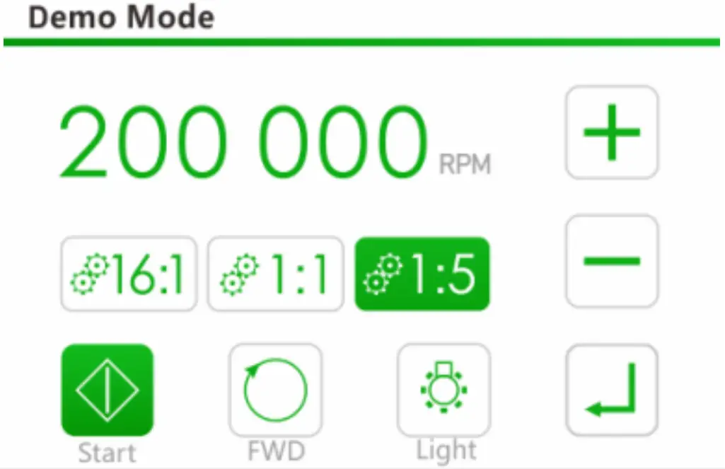 Manual Mode Interface