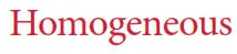 Homogeneous LOGO