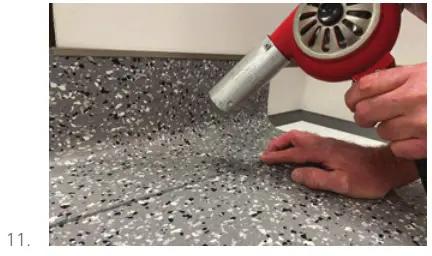 Homogeneous Vinyl Tile Flooring - FIG11