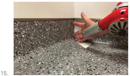 Homogeneous Vinyl Tile Flooring - FIG15