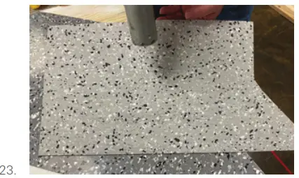 Homogeneous Vinyl Tile Flooring - FIG24