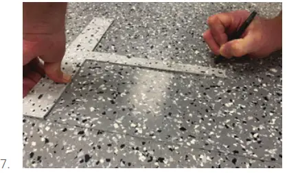 Homogeneous Vinyl Tile Flooring - FIG7