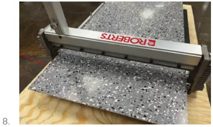 Homogeneous Vinyl Tile Flooring - FIG8