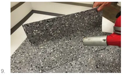 Homogeneous Vinyl Tile Flooring - FIG9