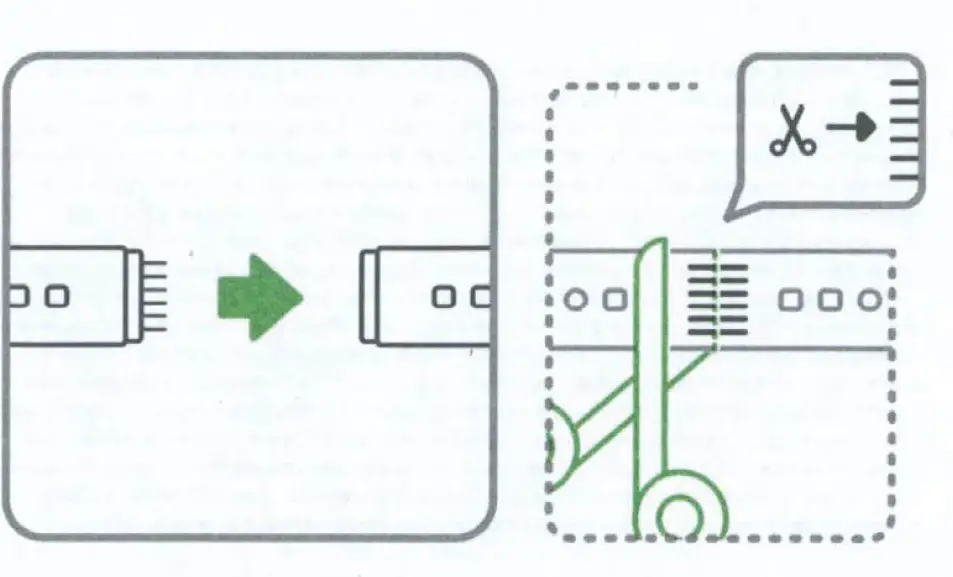 nanoleaf NLSS-OOOlLS-lM Essentials Smart Lighting Strip Light Extension Kit 1