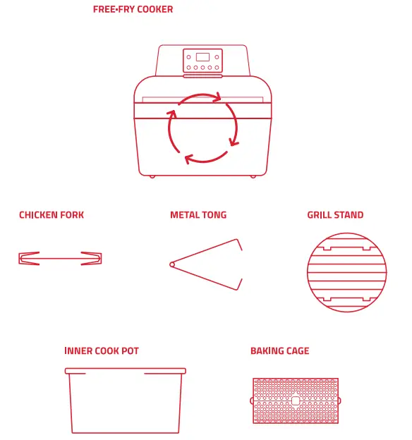 DmofwHi Air Fryer - cooker