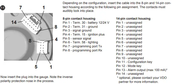VDO 333 156 Tachometer Gauge-fig6