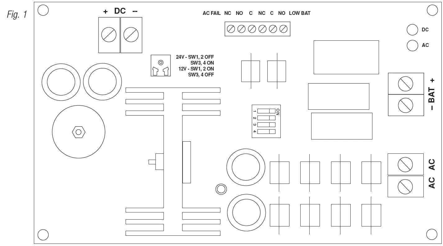 Altronix AL400ULB UL Recognized Power Supply Charger fig 2