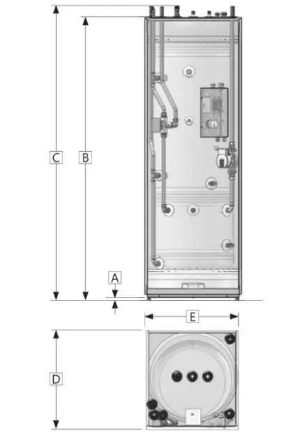 Panasonic PAW-TD23B6E5 Combo Multifunction Hot Water Tank - Figure 3