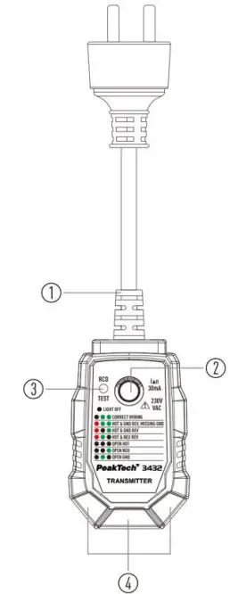 PeakTech-3432-Fuse-Finder-with-Transmitter FIG-1 (2)