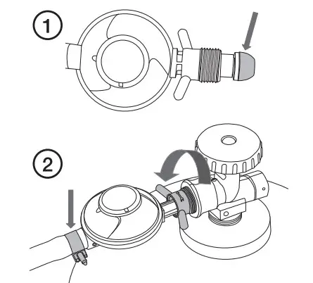 FIELDMANN FZG 3005 Gas Grill 3 Burners - Figure 1