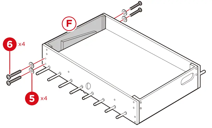 bcp SKY2603 Foosball Game Table - fig8