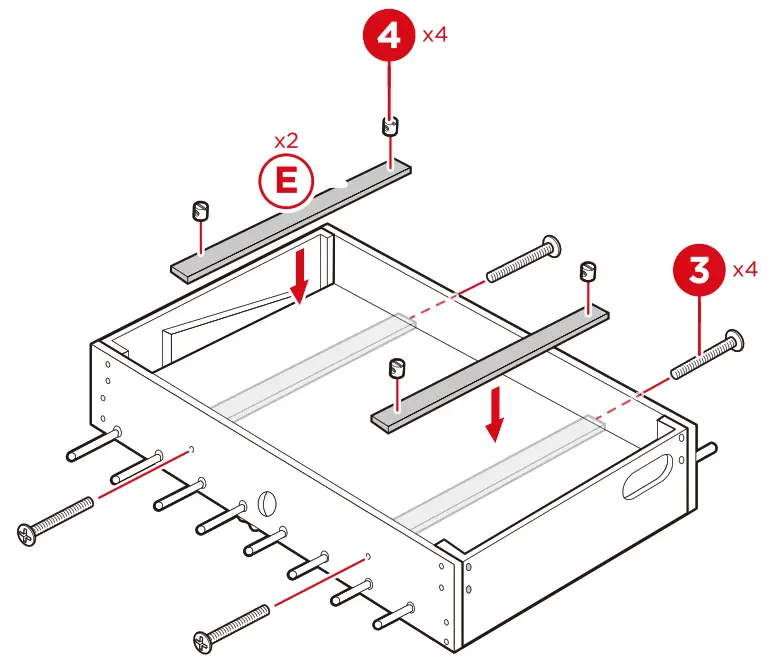 bcp SKY2603 Foosball Game Table - fig9