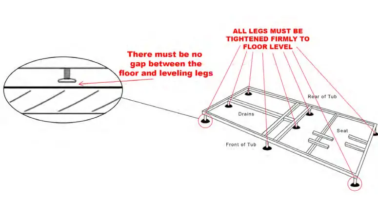 ella Acrylic Elite Walk-In Tub-16