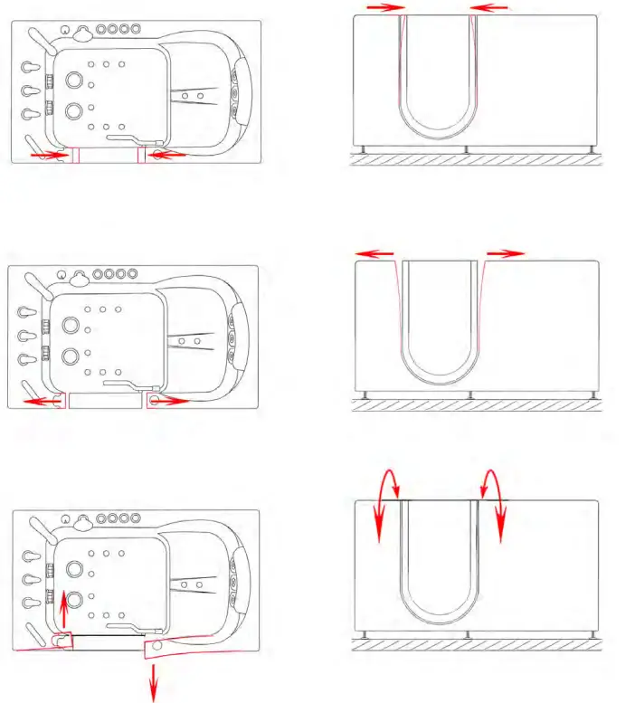 ella Acrylic Elite Walk-In Tub-17