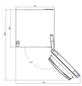 CANDY CAYCCE3T618FW Cool Refrigerators Owner's Manual - Space requirements