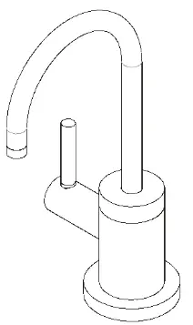 NEWPORT BRASS 106H HOT WATER DISPENSER