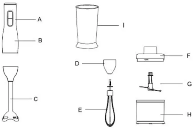 BROCK-Electronics-HBS-6001-Hand-Blender-Set-fig-1