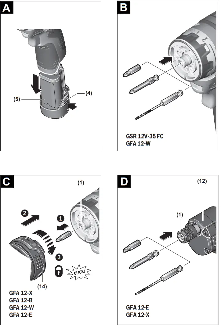 BOSCH GSR 12V-35 FC Professional Cordless Drill Driver - fig 2