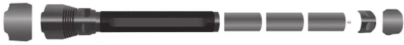 Q-BEAM 225-Lumen Tactical Stealth 225 Waterproof Flashlight