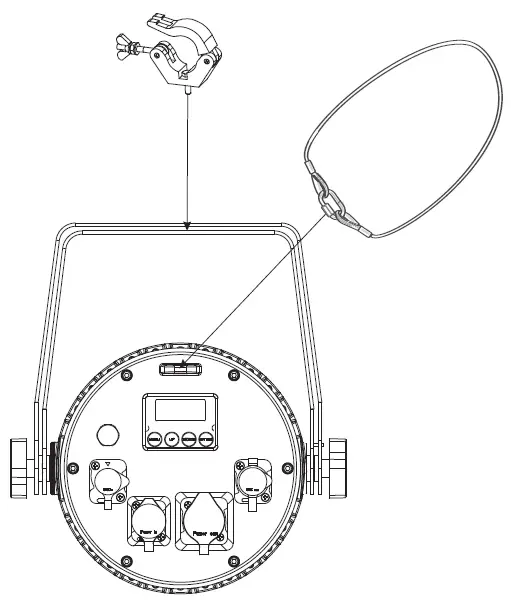 eurolite IP PAR 9 LED UV Outdoor Spotlight-2