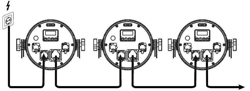 eurolite IP PAR 9 LED UV Outdoor Spotlight-5