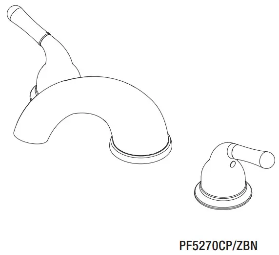 PROFLO Two Handle Roman Tub -