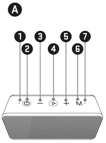 YENKEE YSP 3010BK Bluetooth Speaker - overview