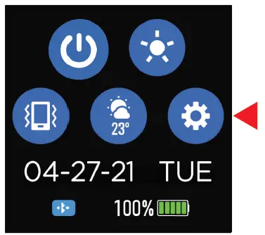 Access the Notification Panel