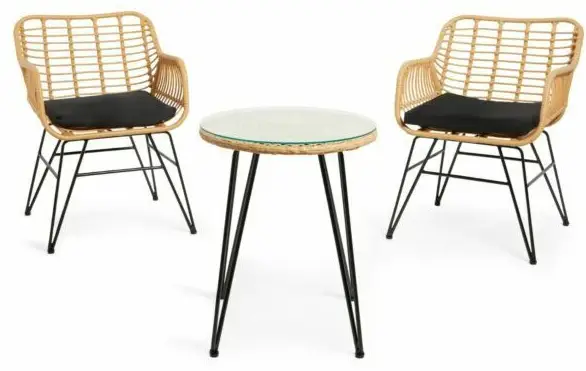 VonHaus-2500322-2-Seater-Natural-Rattan-Garden-Bistro-Set-PRO