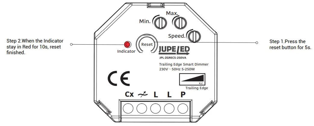JUPE LED JPL ZGREC5 250VA Smart Dimmer Module 250W - fig 3