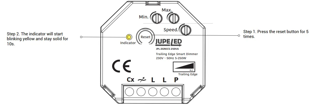 JUPE LED JPL ZGREC5 250VA Smart Dimmer Module 250W - fig 7