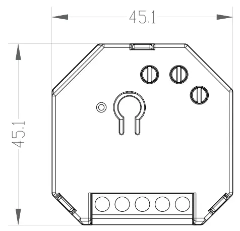 JUPE LED JPL ZGREC5 250VA Smart Dimmer Module 250W - fig