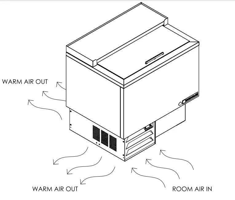 BEVERAGE-AIR GF34HCB 34 Inches Top Loading Glass and Plate Chiller in Stainless Steel - fig