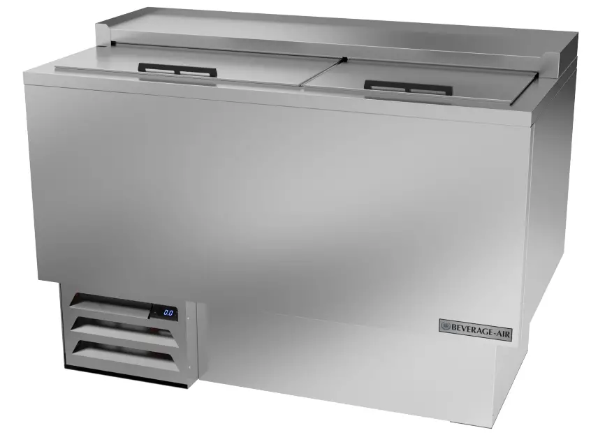 BEVERAGE-AIR GF34HCB 34 Inches Top Loading Glass and Plate Chiller in Stainless Steel