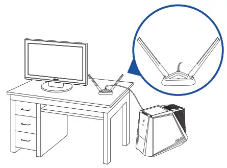 ASUS PCE AXE59BT WiFi 6E PCIe Adapter Wireless Networks - fig2