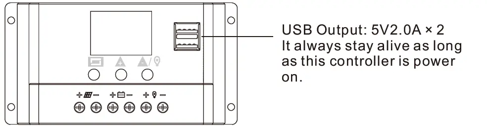 ALL POWERS AP-OT-002 Solar Panel Inverter LCD Display 02