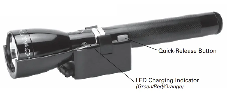 Flashlight in the Charging Cradle