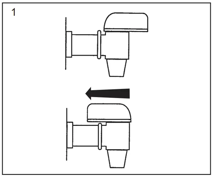 Model “A” Cartridge Installation
Instructions illustration