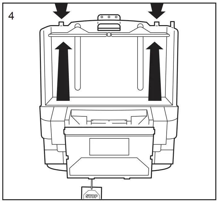 Model “A” Cartridge Installation
Instructions illustration