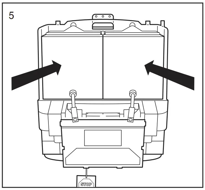 Model “A” Cartridge Installation
Instructions illustration